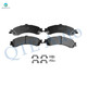 Set 6 Rear 335.2mm Brake Drum-Ceramic Brake Pad Kit For 2005 Chevrolet Silverado 1500