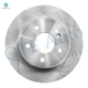 Set of 6 Rear 290mm Brake Disc Rotors-Ceramic Brake Pad Kit For 2009-2011 Mercedes-Benz SLK300