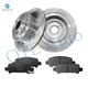 Set of 6 Rear 289.7mm Brake Disc Rotors-Ceramic Brake Pad Kit For 2003-2006 Subaru Baja