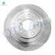Set of 6 Rear 289.7mm Brake Disc Rotors-Ceramic Brake Pad Kit For 2003-2006 Subaru Baja