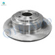 Set of 6 Rear 289.7mm Brake Disc Rotors-Ceramic Brake Pad Kit For 2003-2006 Subaru Baja
