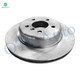 Set of 6 Rear 330mm Brake Disc Rotors-Ceramic Brake Pad Kit For 2011-2016 BMW 528i
