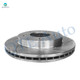 Set of 12 Front 307.85mm Drilled Slotted Brake Disc Rotors-Ceramic Brake Pad Kit-Rear 323mm Brake Drum-Ceramic Brake Pad Kit For 1999 2000 Ford F-150