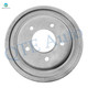 Set of 12 Front 307.85mm Drilled Slotted Brake Disc Rotors-Ceramic Brake Pad Kit-Rear 323mm Brake Drum-Ceramic Brake Pad Kit For 1999 2000 Ford F-150