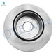 Set of 6 Rear 330mm Brake Disc Rotors-Ceramic Brake Pad Kit For 2011-2016 BMW 535i