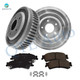 Set of 6 Rear 305mm Brake Drum-D792 7662 Ceramic Brake Pad Kit For 2000 Chevrolet Tahoe