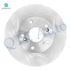 Set of 12 Front 282mm-Rear 282mm Brake Disc Rotors-Ceramic Brake Pad Kit For 2008-2012 Honda Accord