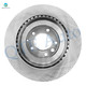 Set of 6 Rear 330mm Brake Disc Rotors-D1095 7874 Ceramic Brake Pad Kit For 2007-2015 Jaguar XK