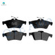 Set of 6 Rear 330mm Brake Disc Rotors-Ceramic Brake Pad Kit For 2010 2011 2013 Jaguar XJ