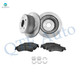 Set of 6 Rear 295mm Brake Disc Rotors-Ceramic Brake Pad Kit For 1997-2001 Oldsmobile Bravada