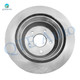 Set of 6 Rear 295mm Brake Disc Rotors-Ceramic Brake Pad Kit For 1997-2001 Oldsmobile Bravada