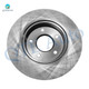 Set of 6 Rear 280.8mm Brake Disc Rotors-Ceramic Brake Pad Kit For 2001-2005 Pontiac Bonneville