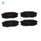 Set of 6 Rear 345mm Brake Disc Rotors-Ceramic Brake Pad Kit For 2008-2021 Toyota Sequoia