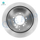 Set of 6 Rear 345mm Brake Disc Rotors-Ceramic Brake Pad Kit For 2007-2021 Toyota Tundra