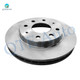 Set of 6 Front 256mm Brake Disc Rotors-Ceramic Brake Pad Kit For 2002-2007 Mitsubishi Lancer
