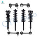Set of 8 Front-Rear Sway Bar Link-Quick Complete Strut-Coil Spring Assembly For 2001-2003 Acura CL