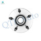 Set of 4 Front 316mm Brake Disc Rotors-Wheel Hub Bearing Assembly For 1998-2002 Mercury Grand Marquis