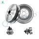 Set of 4 Rear 284mm Brake Drum-Wheel Hub Bearing Assembly For 2009-2018 Toyota Corolla