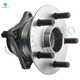 Set of 4 Rear 284mm Brake Drum-Wheel Hub Bearing Assembly For 2009-2018 Toyota Corolla