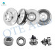 Set of 8 Front 275mm Brake Disc Rotors-Wheel Bearing-Rear 284mm Brake Drum-Wheel Hub Bearing Assembly For 2009-2018 Toyota Corolla