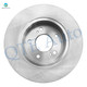 Set of 4 Rear 277.7mm Brake Disc Rotors-Wheel Hub Bearing Assembly For 2000 2001 Infiniti I30