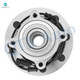 Set of 4 Front 353mm Brake Disc Rotors-Wheel Hub Bearing Assembly For 2003-2005 Dodge RAM 3500 4WD
