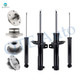 Set of 8 Front Suspension Strut Assembly-Wheel Hub Bearing Assembly-Rear Shock Absorber-Wheel Hub Bearing Assembly For 2009 2010 Volkswagen Passat CC