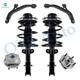 Set of 6 Front Lower Control Arm Ball Joint-Wheel Hub Bearing Assembly-Quick Complete Strut-Coil Spring Assembly For 2001-2007 Chrysler Town & Country