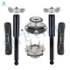 Set of 6 Rear Lower Forward Control Arm-Wheel Hub Bearing Assembly-Complete Shock Absorber Kit For 2010-2015 Buick Lacrosse W/ 4-Link Suspension