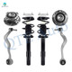 Set of 6 Front Lower Forward Control Arm Ball Joint-Wheel Hub Bearing Assembly-Quick Complete Strut-Coil Spring Assembly For 2004-2007 BMW 525I