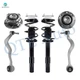 Set of 6 Front Lower Forward Control Arm Ball Joint-Wheel Hub Bearing Assembly-Quick Complete Strut-Coil Spring Assembly For 2008-2010 BMW 528I