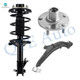 Set of 3 Front Right Lower Control Arm Ball Joint-Wheel Hub Bearing Assembly-Quick Complete Strut-Coil Spring Assembly For 2000 Nissan Maxima
