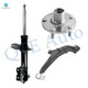 Set of 3 Front Right Lower Control Arm Ball Joint-Wheel Hub Bearing Assembly-Suspension Strut Assembly For 2000 2001 Infiniti I30