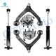 Set of 6 Front Upper Control Arm Ball Joint-Wheel Hub Bearing Assembly-Shock Absorber For 2006 Dodge RAM 3500