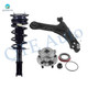 Set of 3 Front Right Lower Control Arm Ball Joint-Wheel Hub Bearing Assembly-Quick Complete Strut-Coil Spring Assembly For 1995-1999 Pontiac Sunfire
