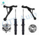 Set of 6 Front Lower Control Arm Ball Joint-Wheel Hub Bearing Assembly-Suspension Strut Assembly For 1995-2002 Dodge Stratus
