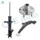 Set of 3 Front Right Lower Control Arm Ball Joint-Wheel Hub Bearing Assembly-Suspension Strut Assembly For 2002-2004 Infiniti I35