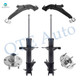 Set of 6 Front Lower Control Arm Ball Joint-Wheel Hub Bearing Assembly-Suspension Strut Assembly For 2001-2003 Nissan Maxima