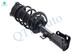 Set of 12 Front Lower Control Arm-Wheel Hub Bearing-Quick Complete Strut-Coil Spring Assembly-Rear Lower Forward Control Arm-Wheel Hub Bearing-Suspension Strut Assembly For 2011-2014 Dodge Avenger