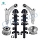 Set of 6 Front Lower Control Arm-Wheel Hub Bearing Assembly-Quick Complete Strut-Coil Spring Assembly For 2014-2018 Jeep Cherokee Old Version