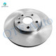 Set of 8 Front 321mm Brake Disc Rotors-Wheel Bearing-Rear 303mm Brake Disc Rotors-Wheel Bearing For 2010-2017 GMC Terrain
