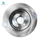 Set of 8 Front 296mm Brake Disc Rotors-Wheel Bearing-Rear 315mm Brake Disc Rotors-Wheel Bearing For 2013-2016 Buick Regal