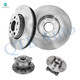 Set of 4 Front 285.7mm Brake Disc Rotors-Wheel Hub Bearing Assembly For 2000-2006 Volvo S80