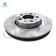 Set of 4 Front 285.7mm Brake Disc Rotors-Wheel Hub Bearing Assembly For 2003-2007 Volvo XC70