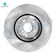 Set of 4 Front 321mm Brake Disc Rotors-Wheel Bearing For 2013-2015 Chevrolet Malibu