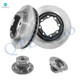 Set of 4 Front 317.5mm Brake Disc Rotors-Wheel Bearing For 1994-1999 Dodge RAM 2500