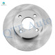 Set of 4 Front 257.9mm Brake Disc Rotors-Wheel Bearing For 2000-2004 Ford Focus