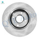 Set of 4 Front 257.9mm Brake Disc Rotors-Wheel Bearing For 2000-2004 Ford Focus