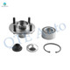 Set of 4 Front 257.9mm Brake Disc Rotors-Wheel Bearing For 2000-2004 Ford Focus