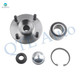 Set of 4 Front 257.9mm Brake Disc Rotors-Wheel Bearing For 2000-2004 Ford Focus